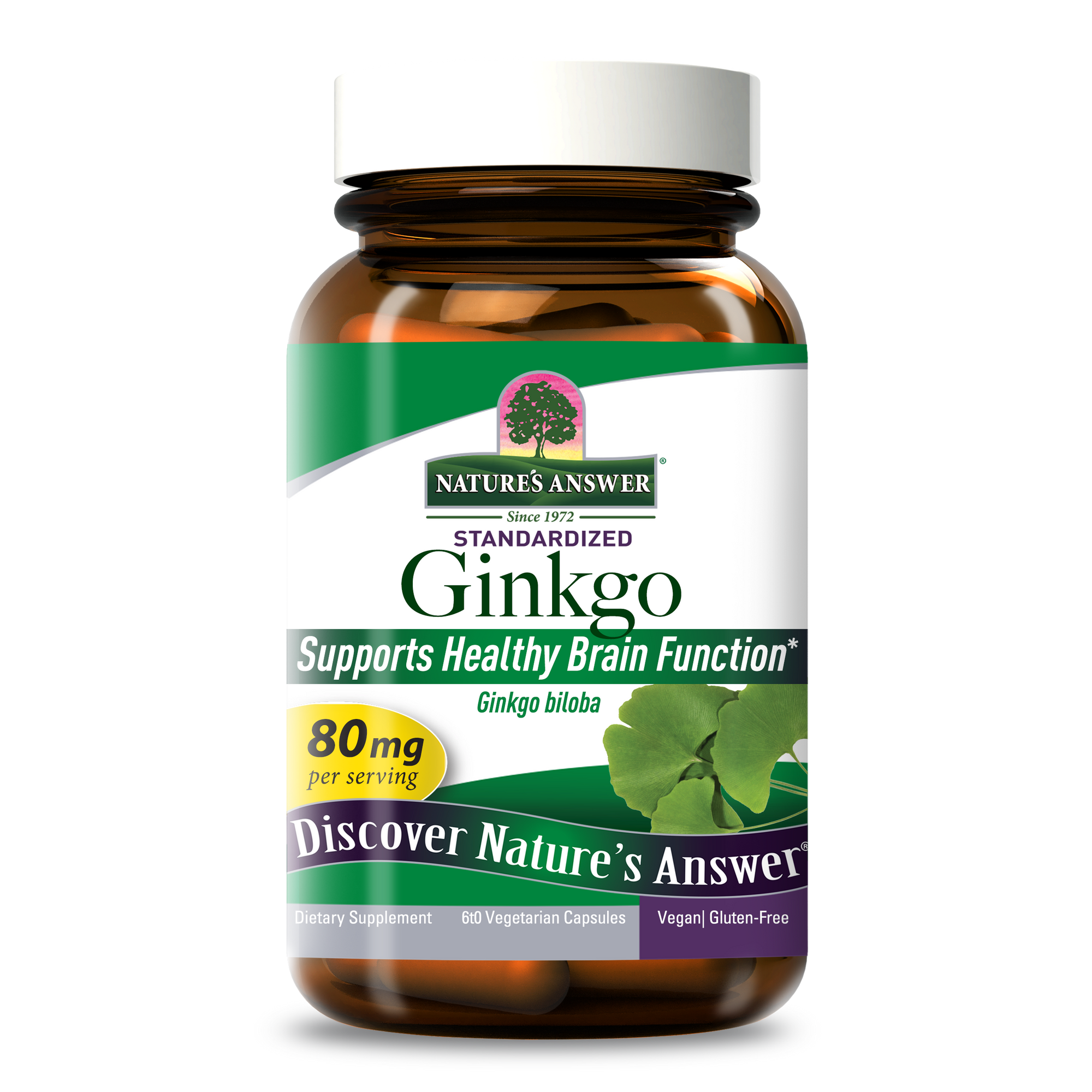 Ginkgo Leaf - Veggie Capsules