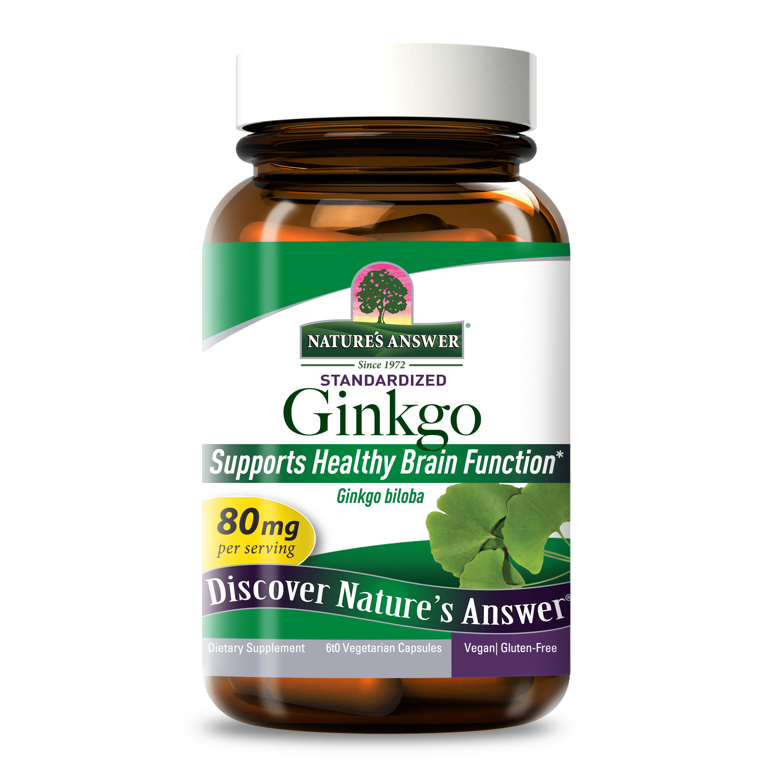 Ginkgo Leaf - Veggie Capsules
