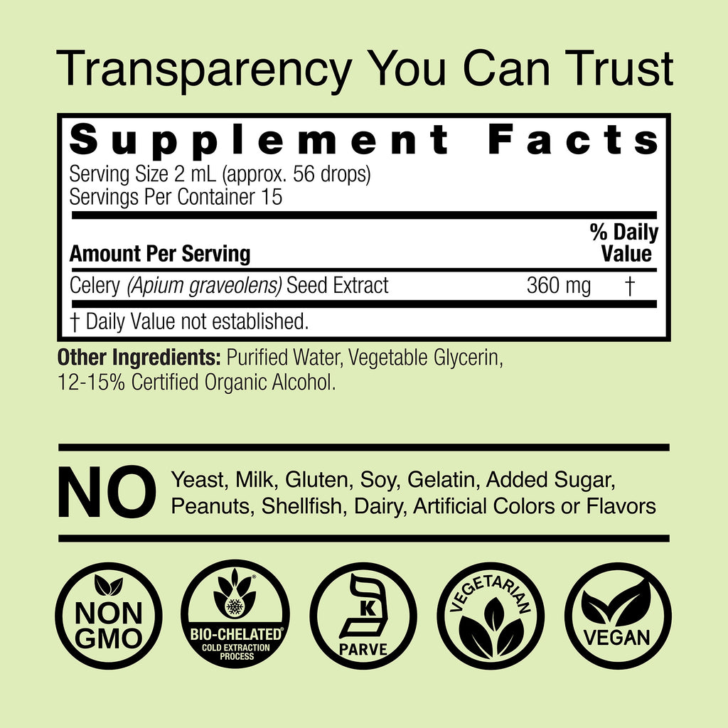 Celery Seed Extract - Low Alcohol Liquid