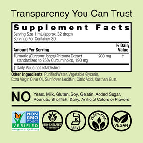 Turmeric-3 Extract - Alcohol Free Liquid