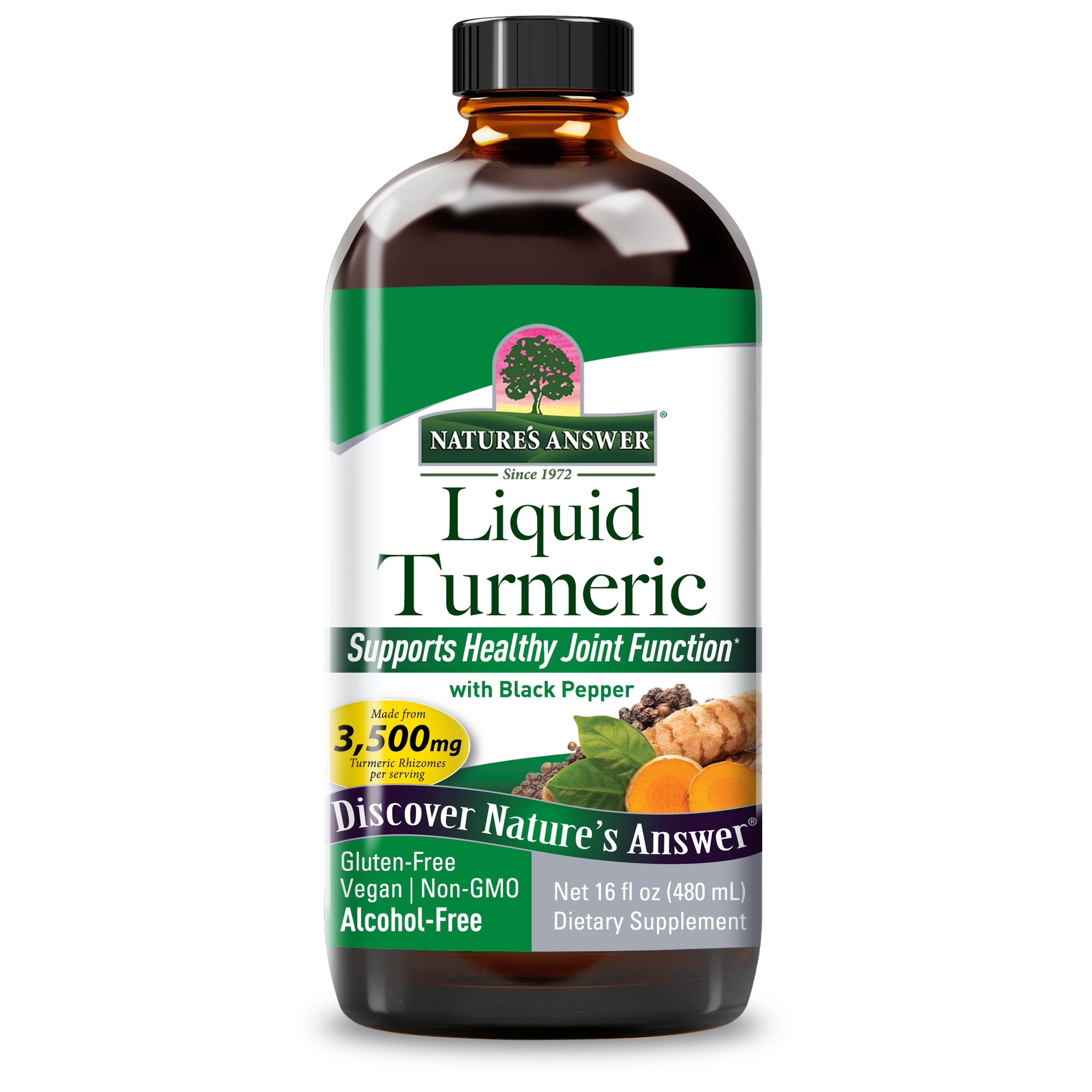 Turmeric with Black Pepper - Alcohol Free Liquid