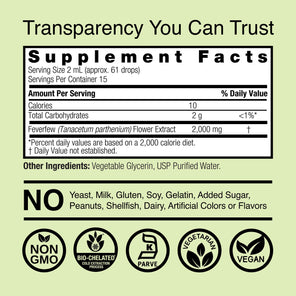 Feverfew Extract - Alcohol Free Liquid