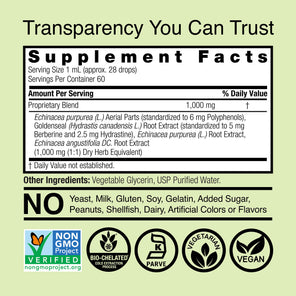 Echinacea & Goldenseal Extract - Alcohol Free Liquid