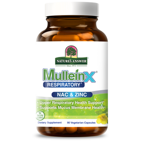 Mullein-X Respiratory NAC & Zinc - Veggie Capsules