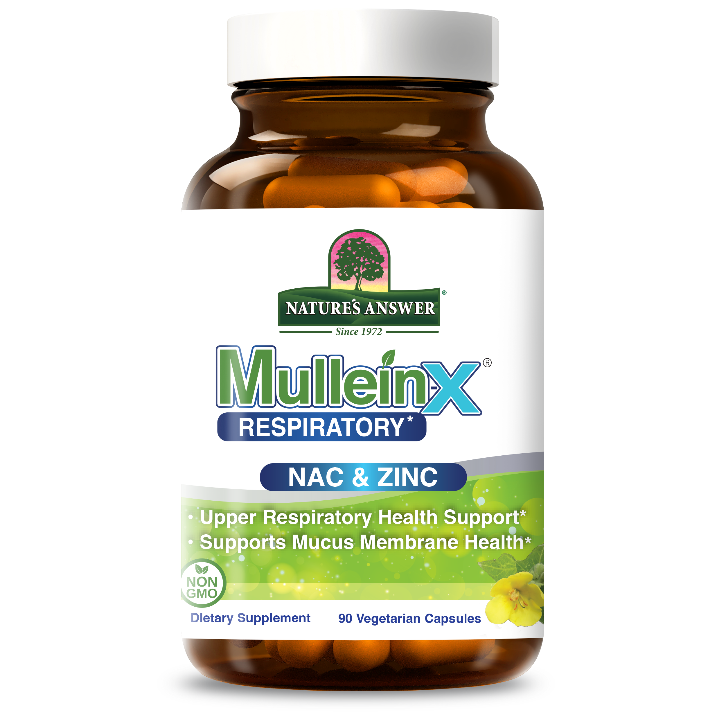 Mullein-X Respiratory NAC & Zinc - Veggie Capsules