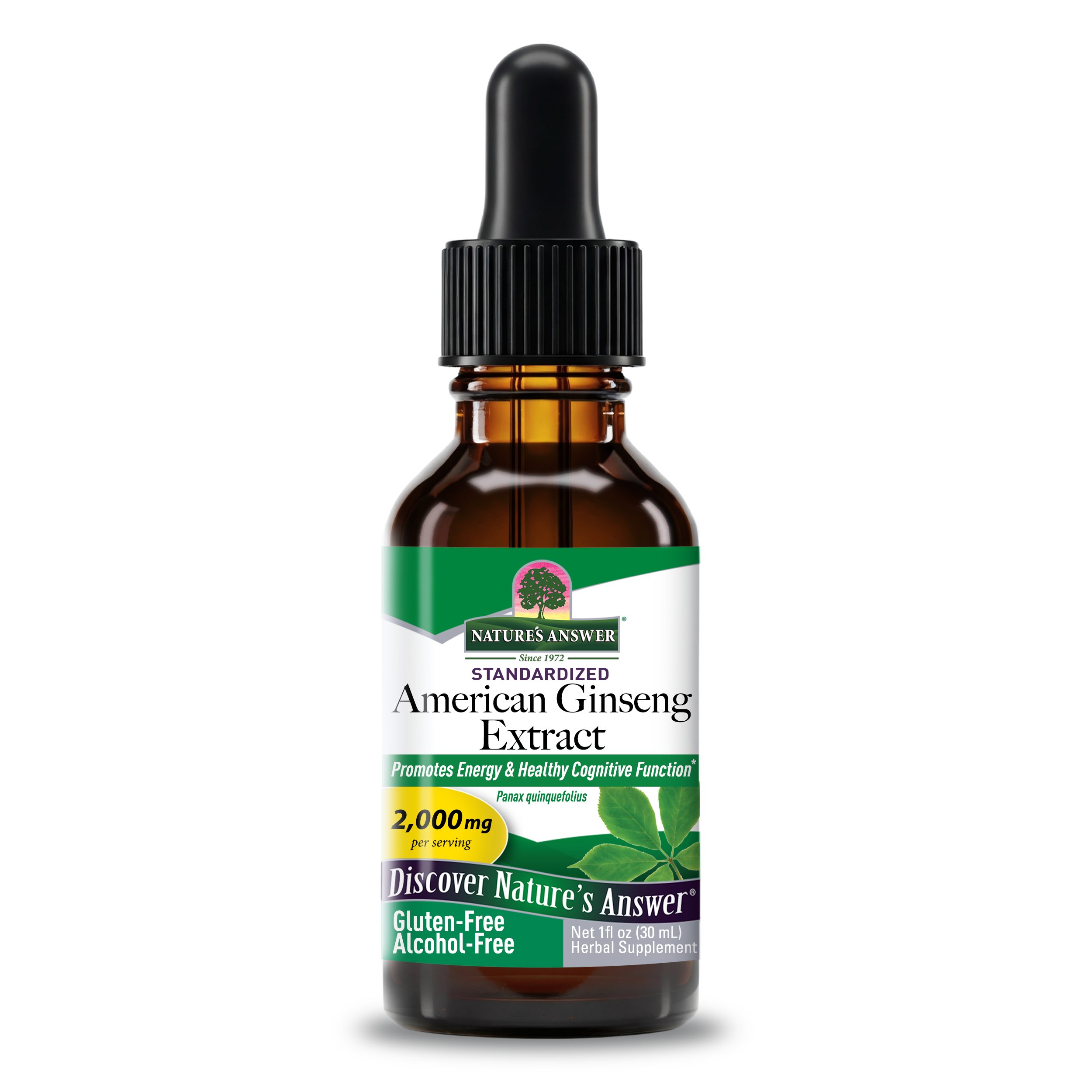 American Ginseng Extract - Alcohol Free Liquid