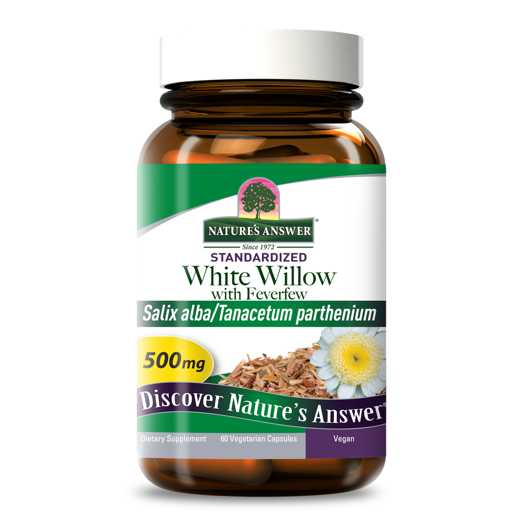 White Willow with Feverfew - Veggie Capsules