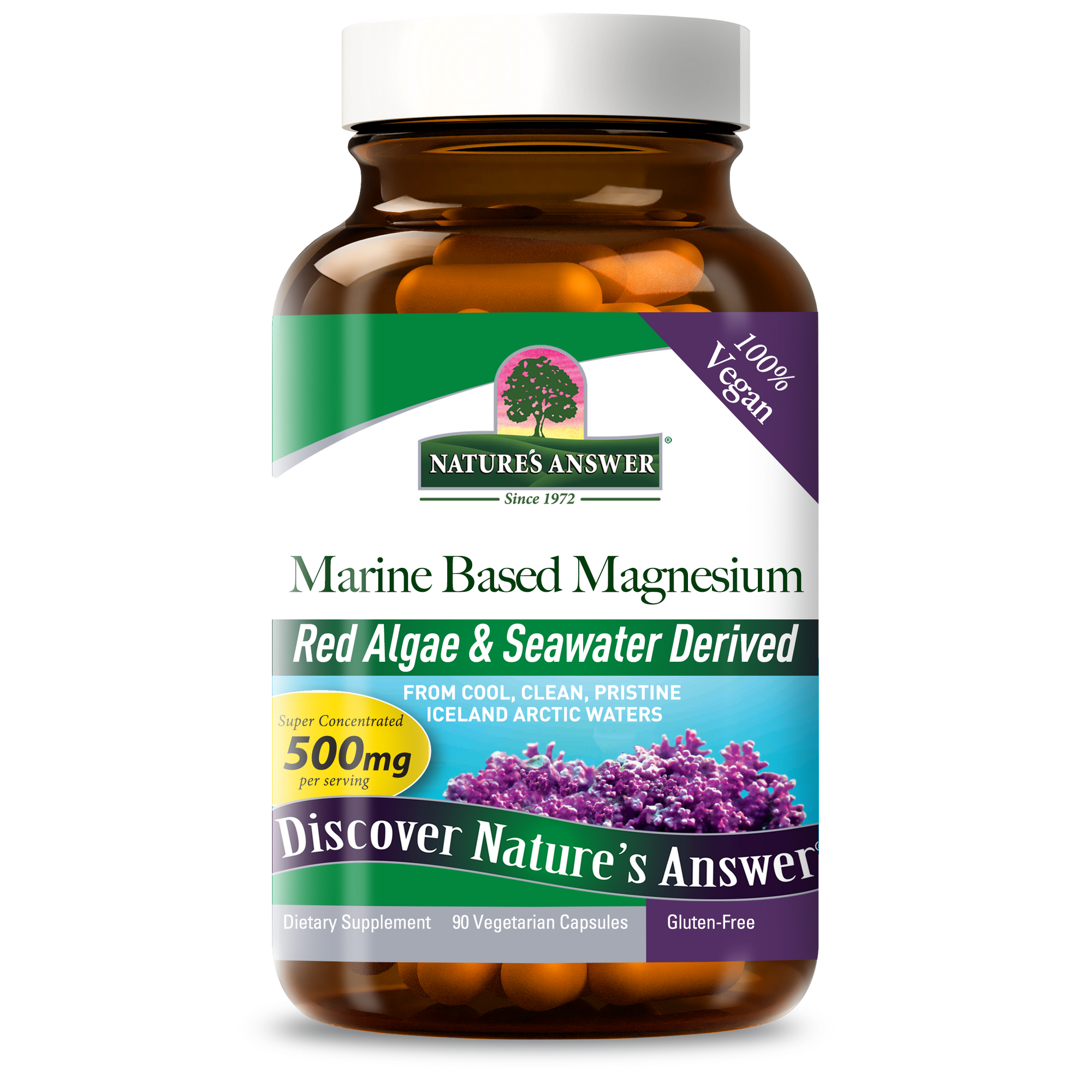 Marine Based Magnesium - Veggie Capsules