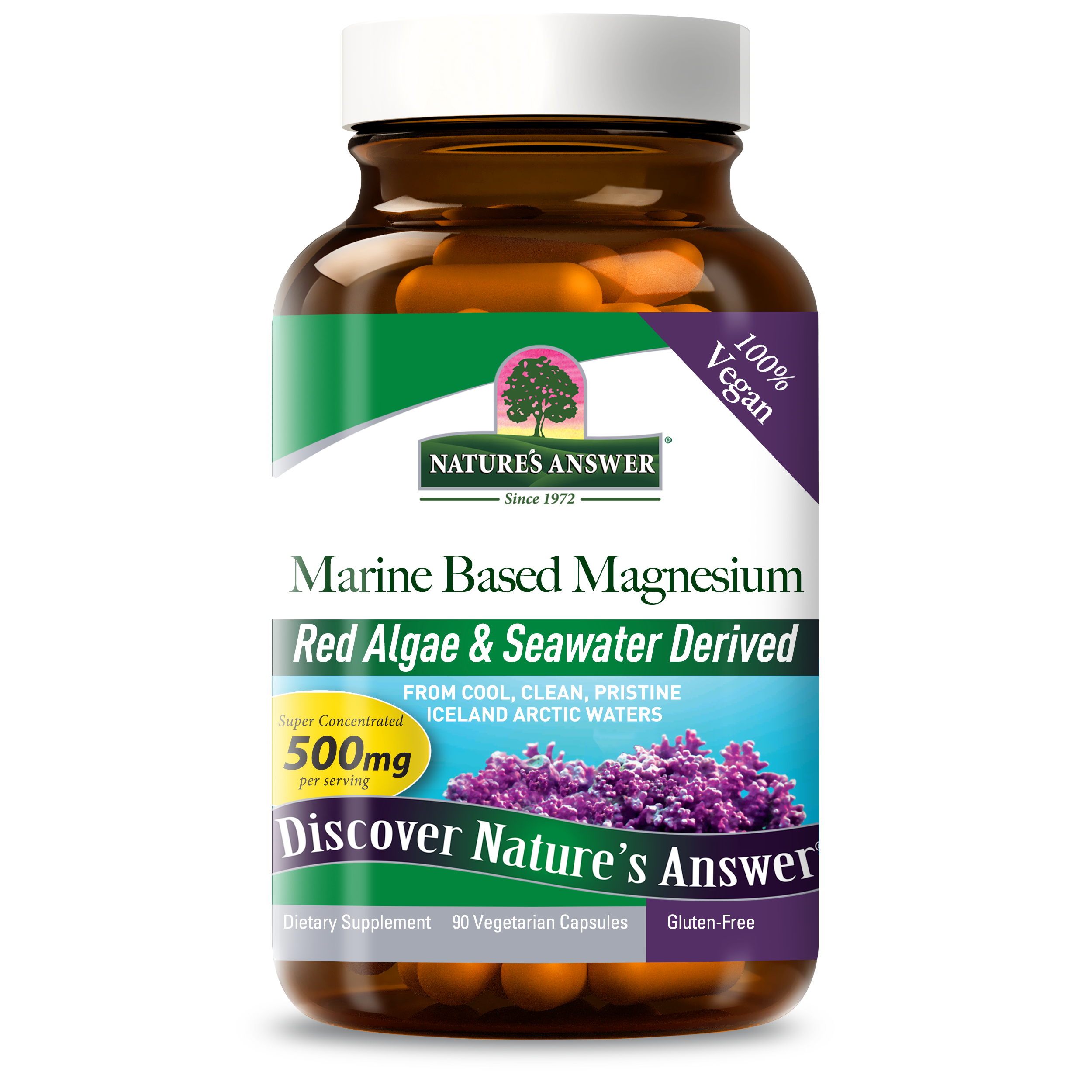 Marine Based Magnesium - Veggie Capsules