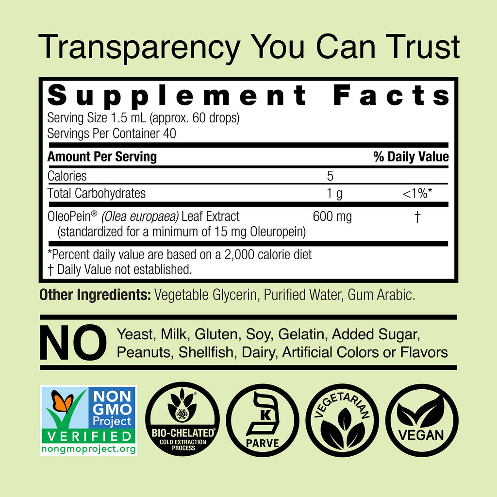 Olive Extract - Alcohol Free Liquid