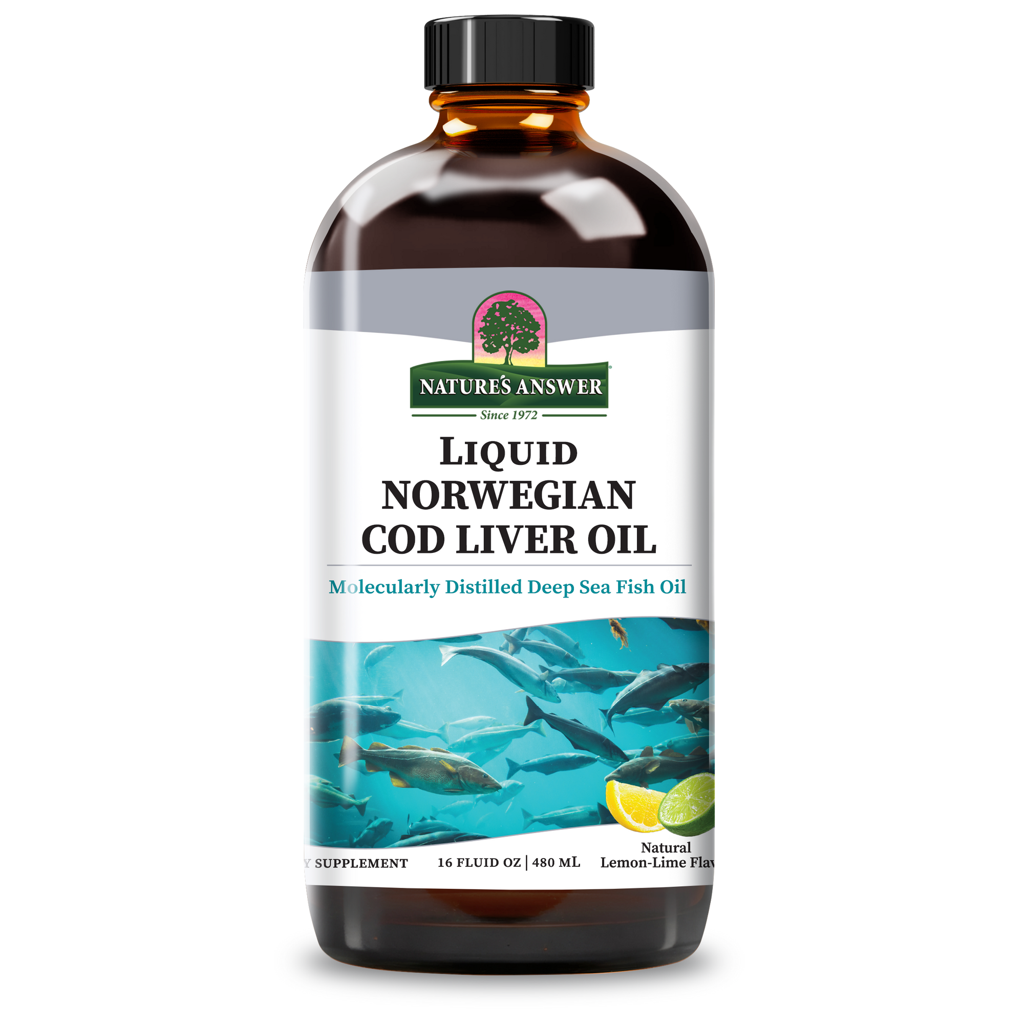 Norwegian Cod Liver Oil - Alcohol Free Liquid