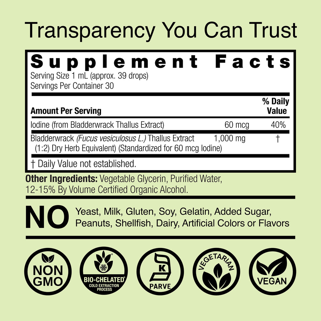 Bladderwrack Extract - Low Alcohol Liquid