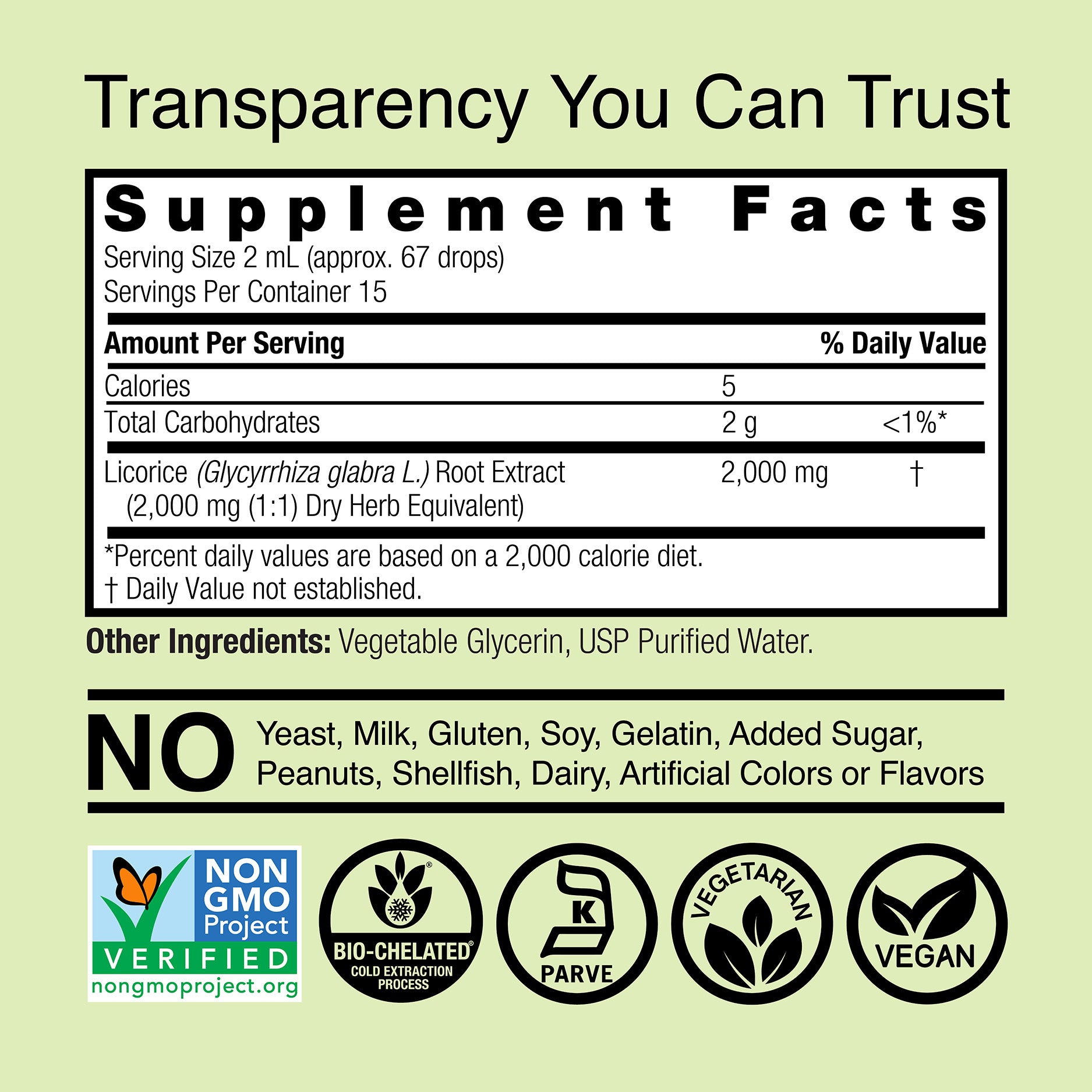 Licorice Extract - Alcohol Free Liquid