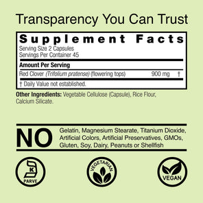 Red Clover - Veggie Capsules