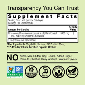 Cinnamon Extract - Low Alcohol Liquid