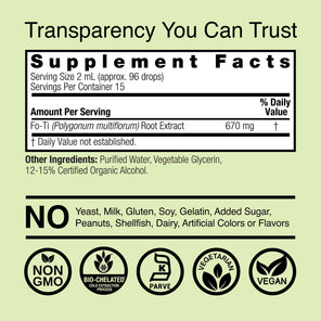 Fo Ti Extract - Low Alcohol Liquid