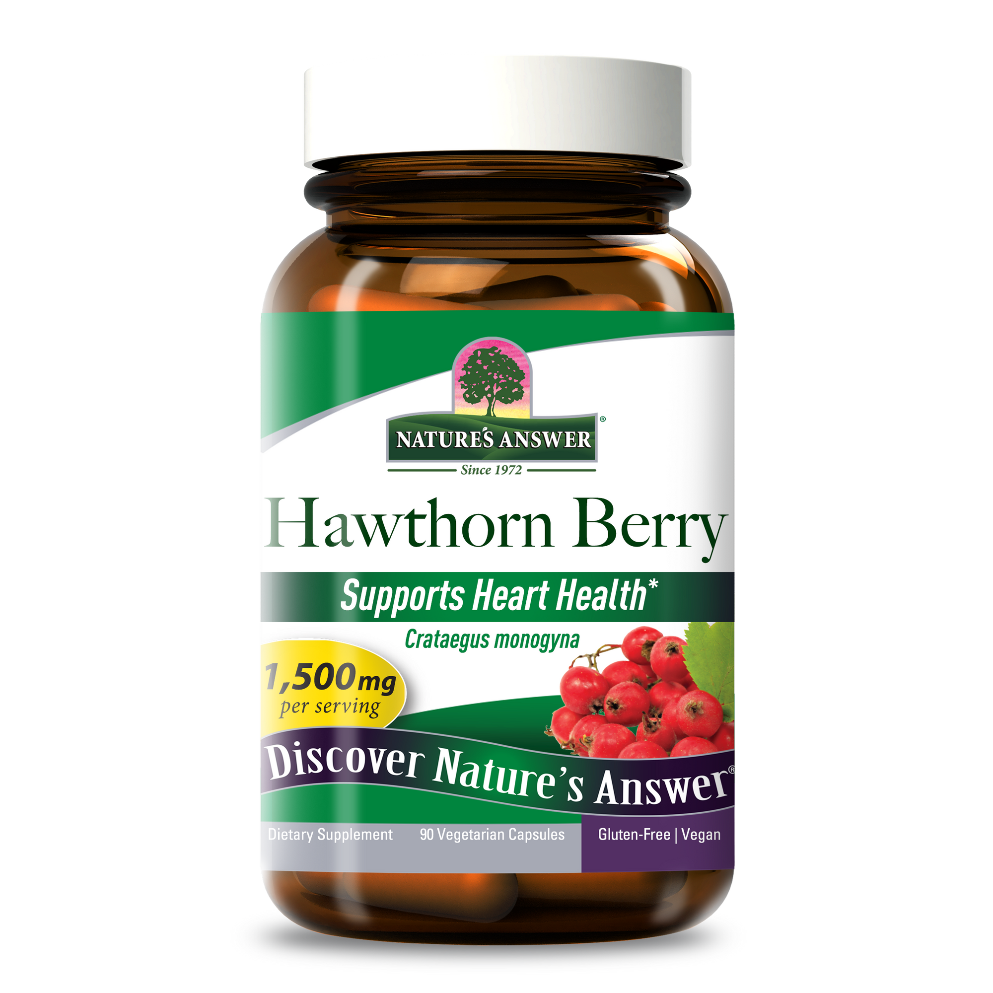 Hawthorn Berry - Veggie Capsules