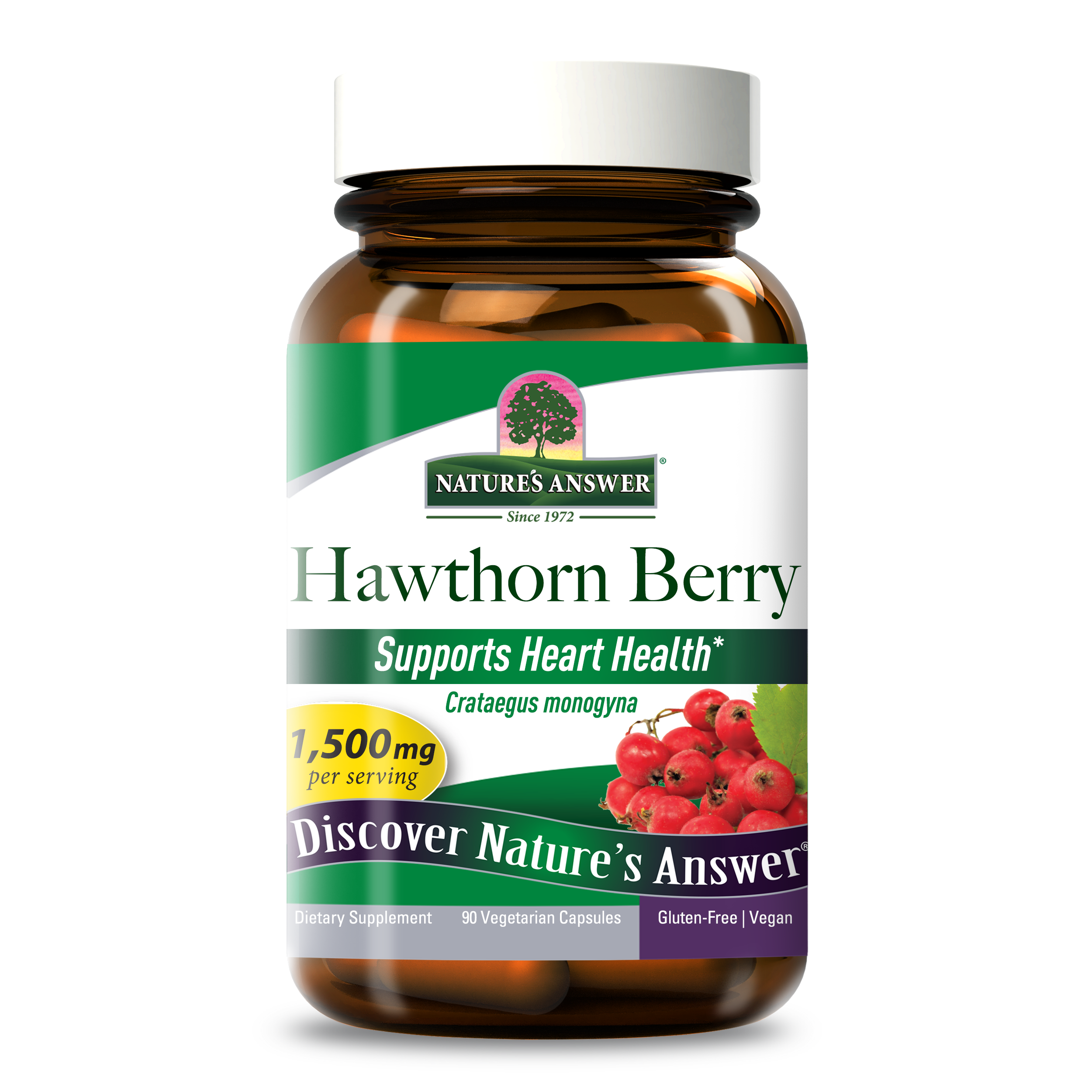 Hawthorn Berry - Veggie Capsules