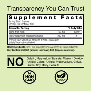 Kelp Thallus - Veggie Capsules