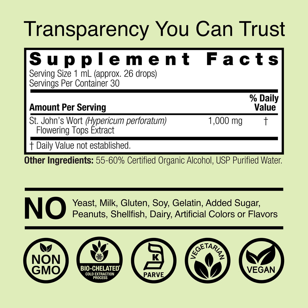 St John’s Wort Extract - Low Alcohol Liquid