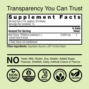 Red Clover Extract - Alcohol Free Liquid