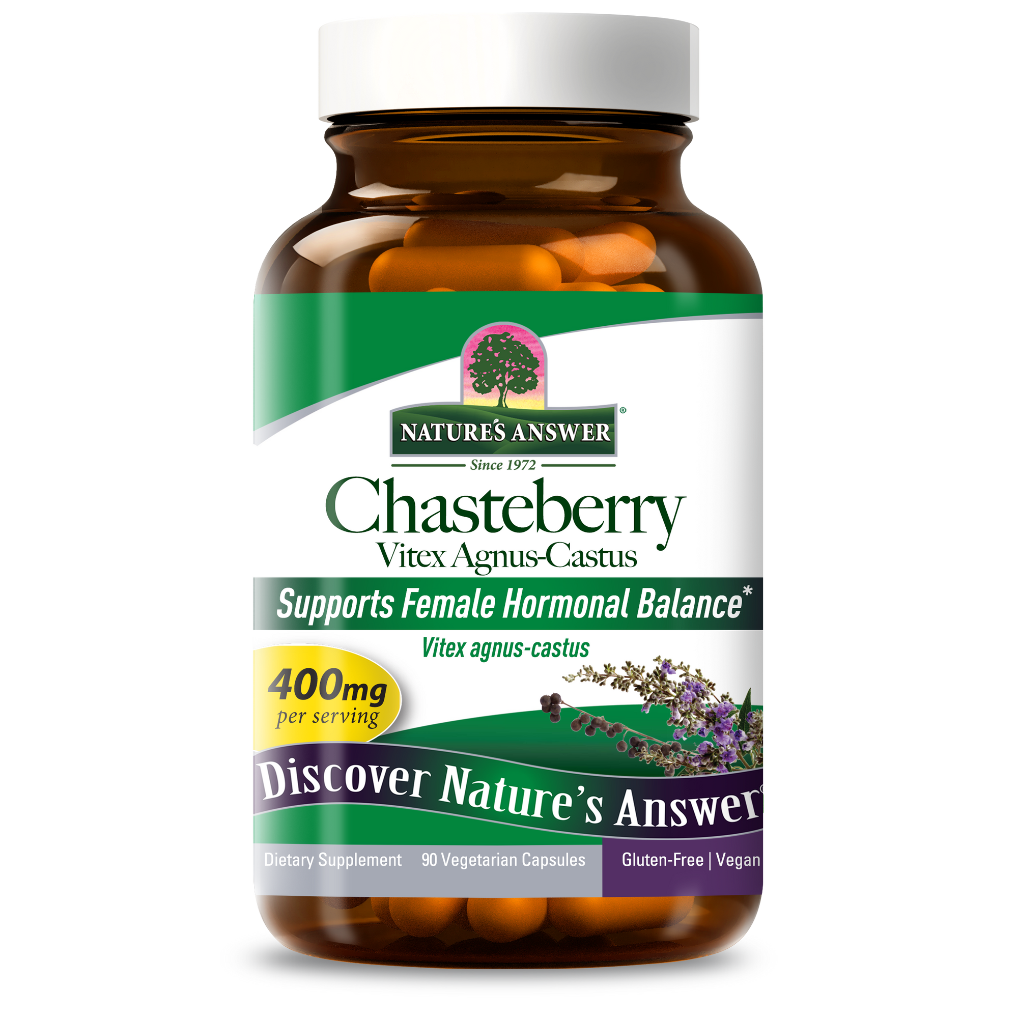 Chasteberry Vitex Agnus-Castus - Veggie Capsules