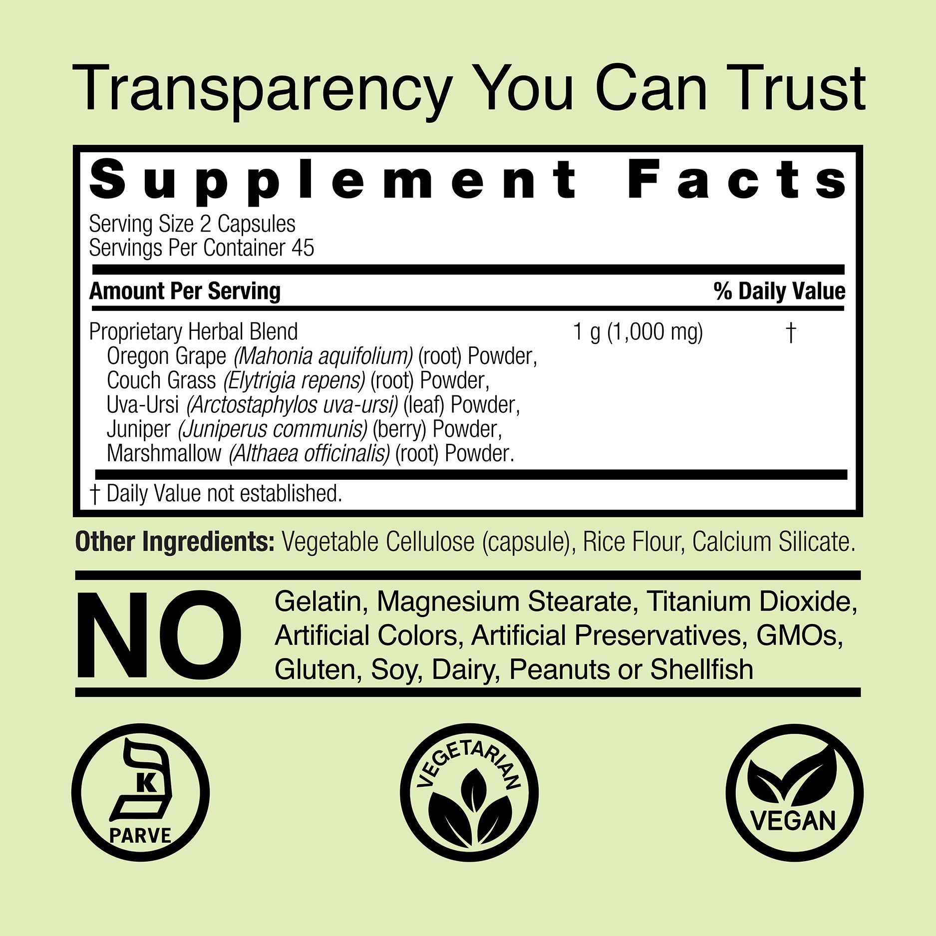 Bladdex Capsules | Nature's Answer