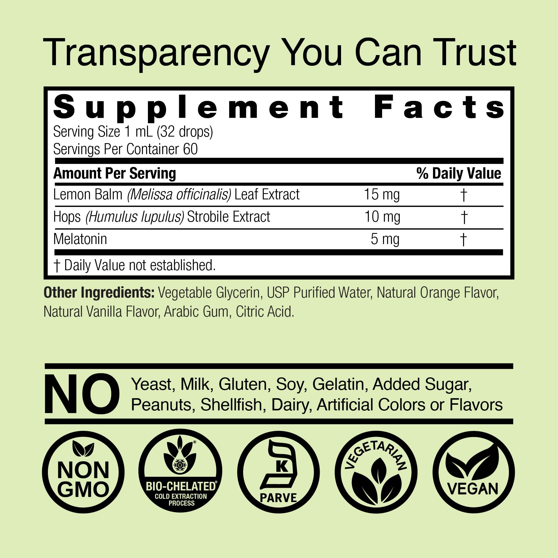 Melatonin Plus - Alcohol Free Liquid