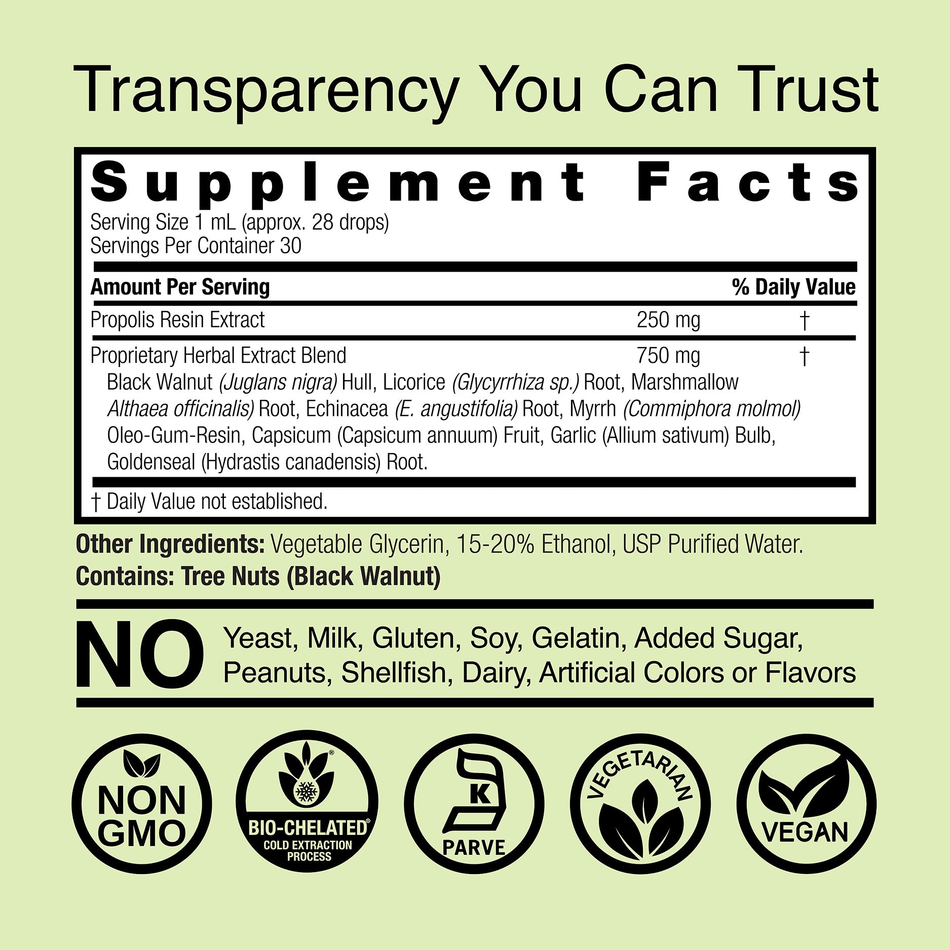 Propolis Extract - Low Alcohol Liquid