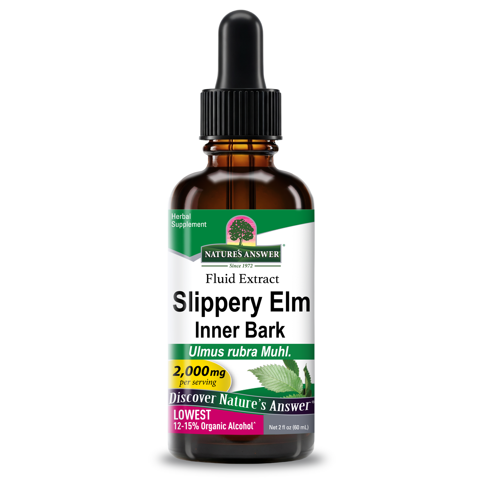 Slippery Elm Extract - Low Alcohol Liquid