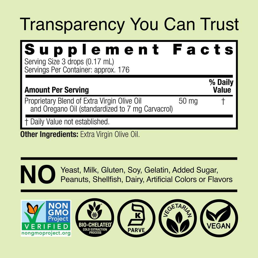 Oregano Extract - Alcohol Free Liquid