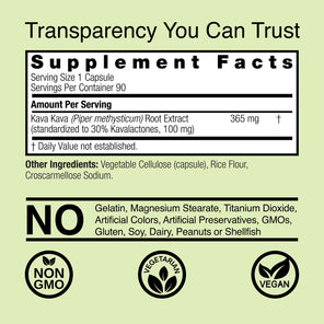 Kava-6 - Veggie Capsules