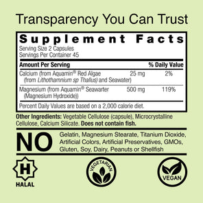 Marine Based Magnesium - Veggie Capsules