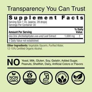 Uva Ursi Extract - Low Alcohol Liquid