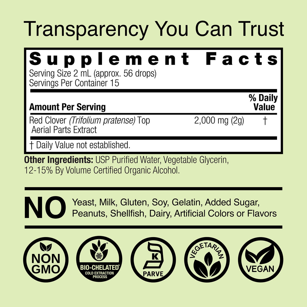 Red Clover Extract - Low Alcohol Liquid