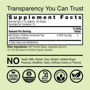 Red Clover Extract - Low Alcohol Liquid