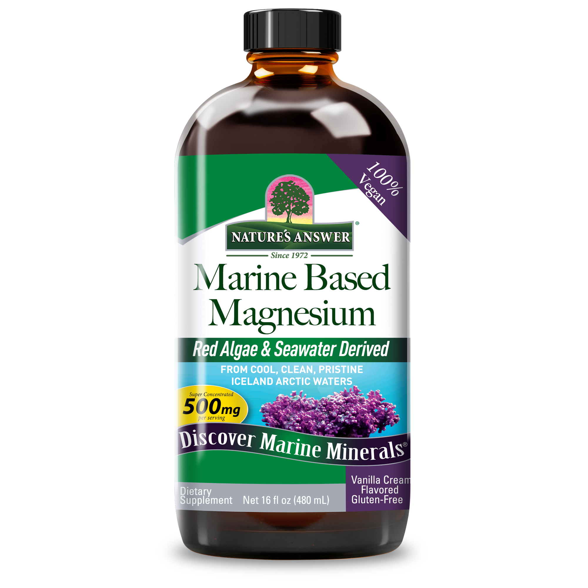 Marine Based Magnesium - Alcohol Free Liquid