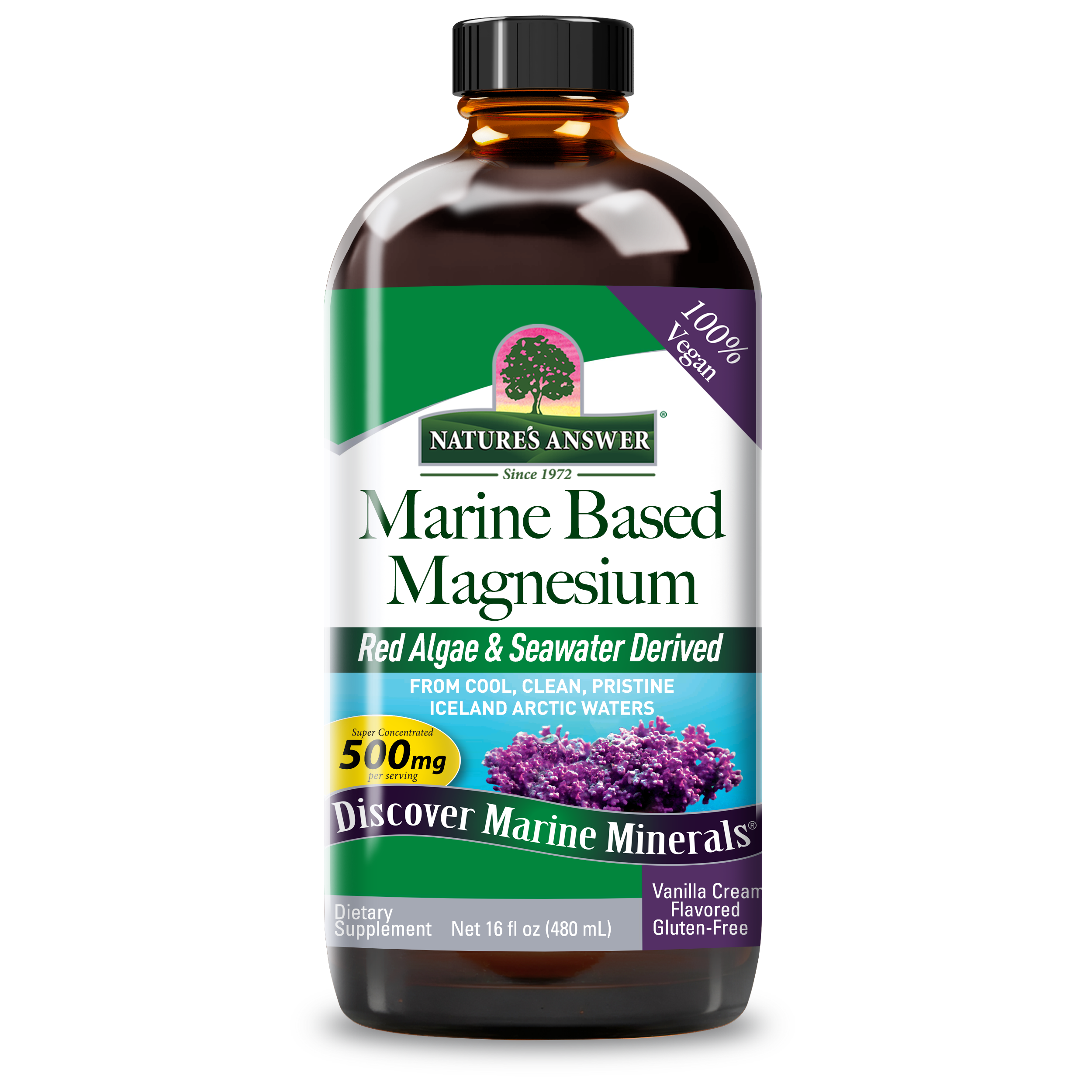 Marine Based Magnesium - Alcohol Free Liquid