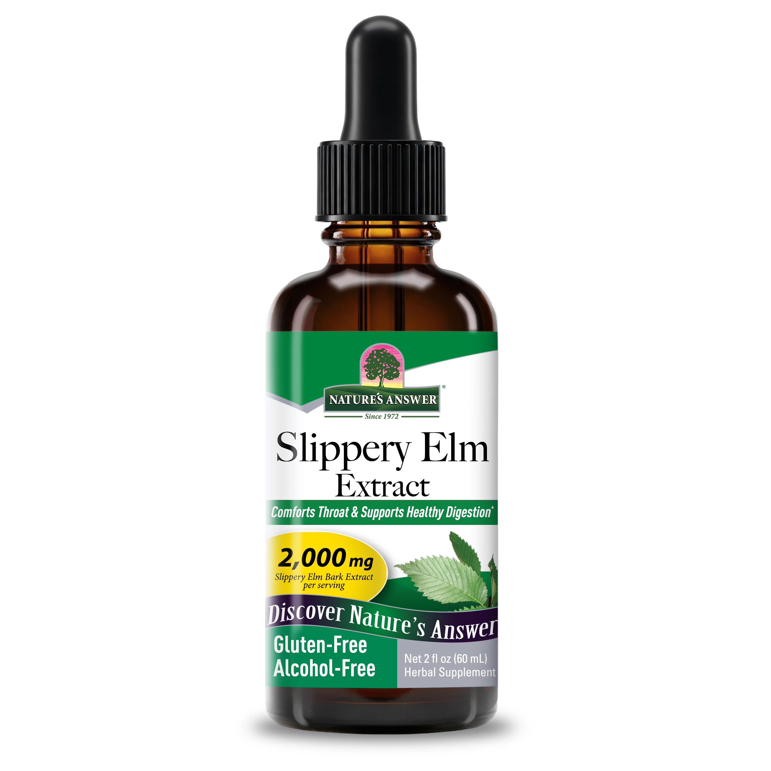 Slippery Elm Extract - Alcohol Free Liquid