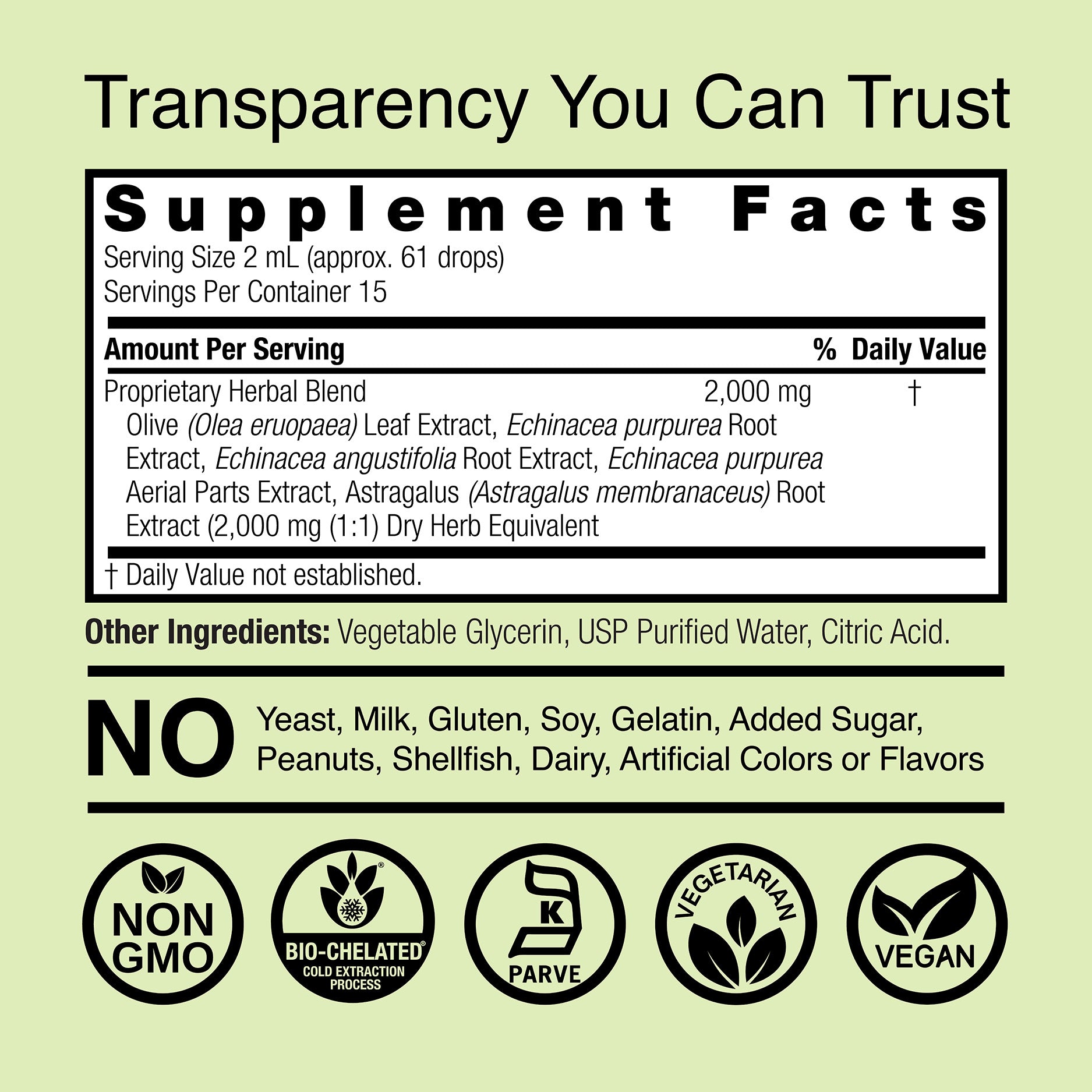 Immune Boost - Alcohol Free Liquid