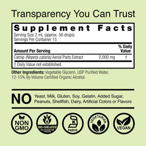 Catnip Extract - Low Alcohol Liquid