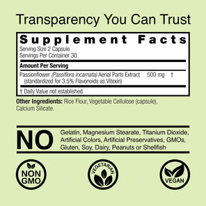 Passionflower - Veggie Capsules