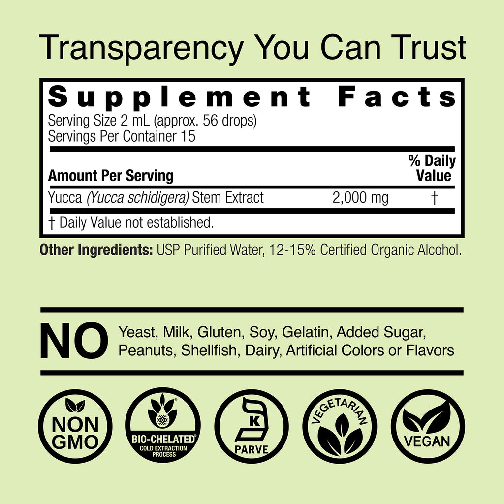 Yucca Extract - Low Alcohol Liquid