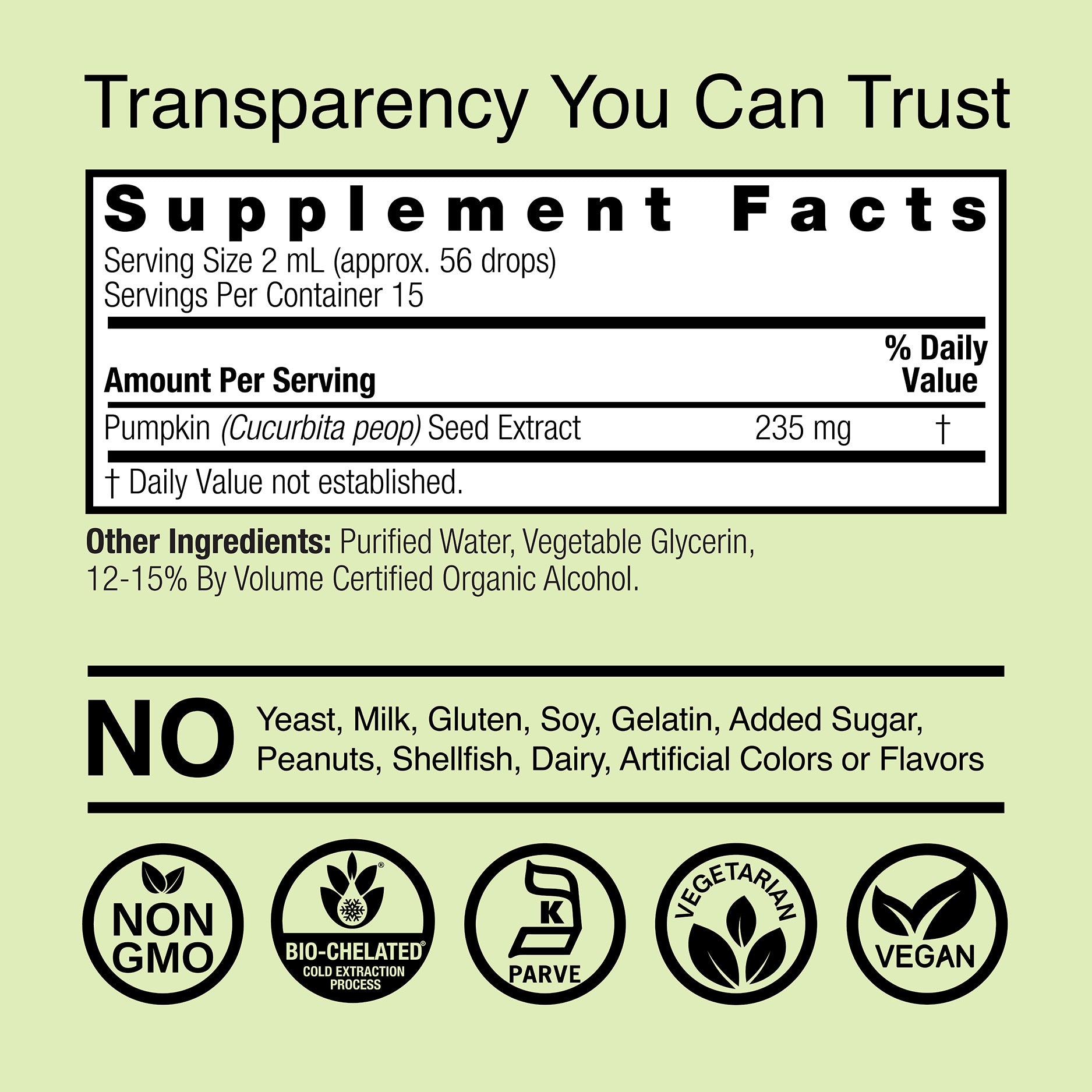 Pumpkin Extract - Low Alcohol Liquid