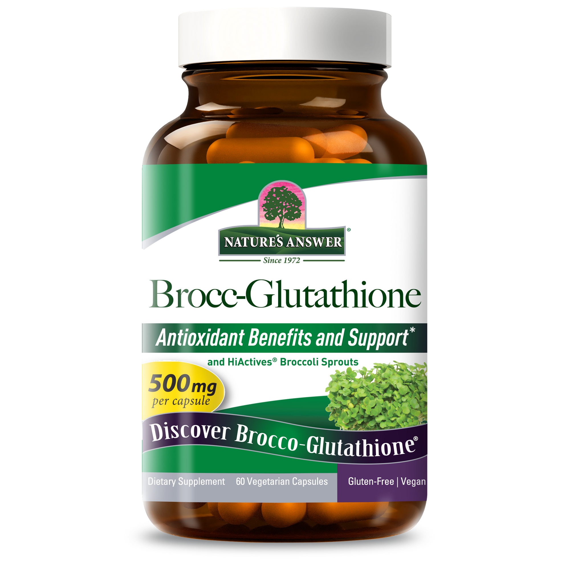 Brocco Glutathione Capsules | Nature's Answer Brocco Glutathione Capsules | Nature's Answer