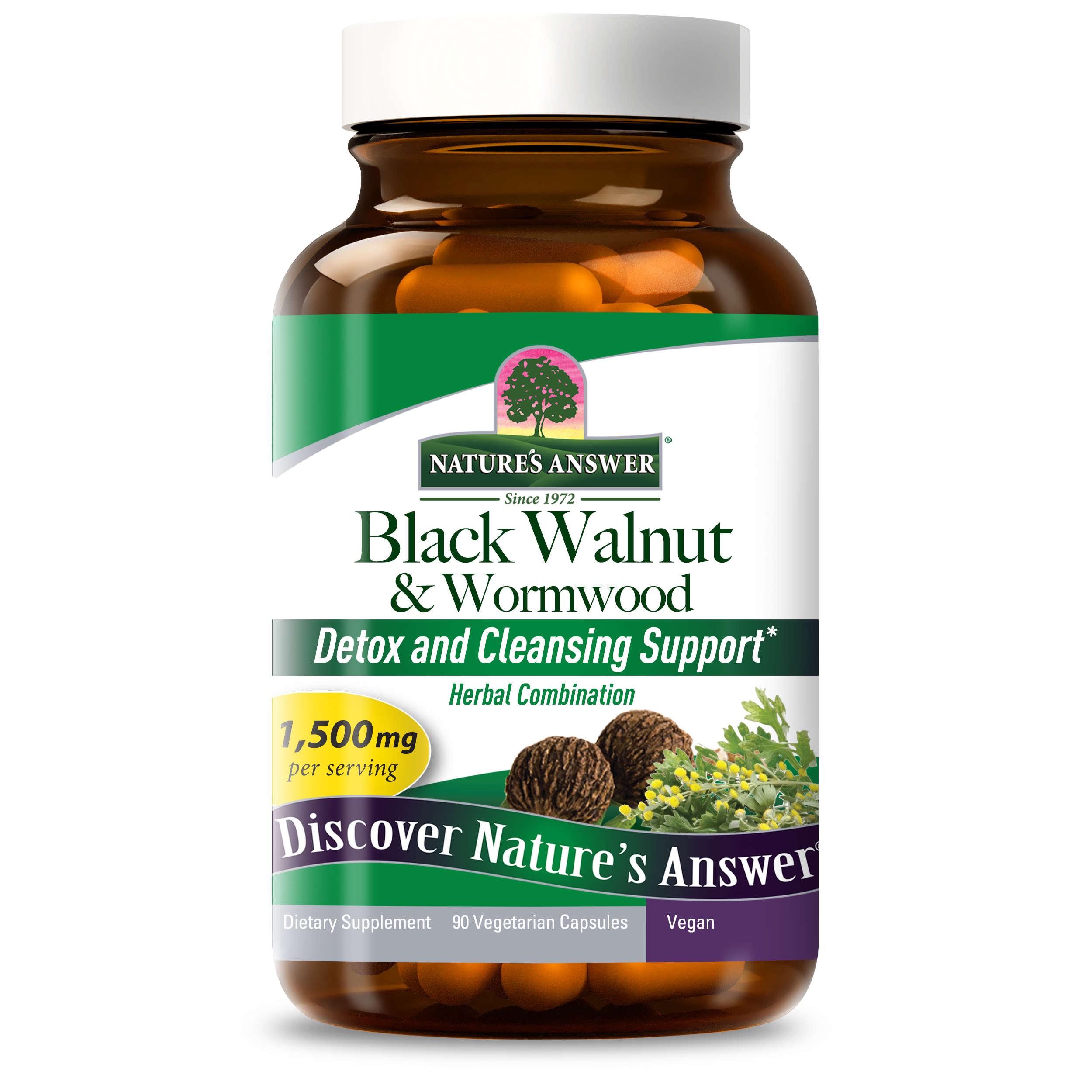 Black Walnut & Wormwood - Veggie Capsules