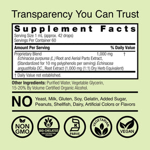 Echinacea Aerial Parts - Low Alcohol Liquid