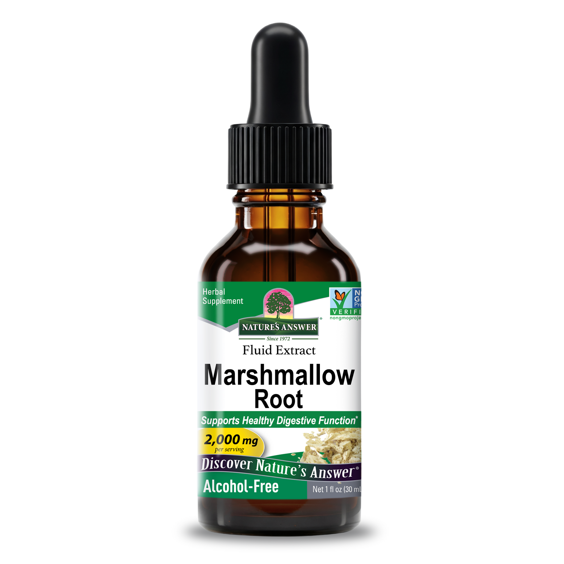 Nature's Answer Alcohol Free Marshmallow Roott Extract - 1 oz.