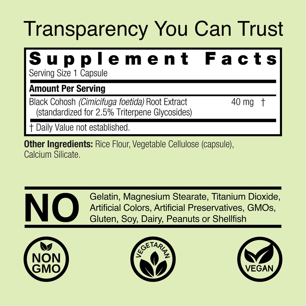 Black Cohosh - Veggie Capsules