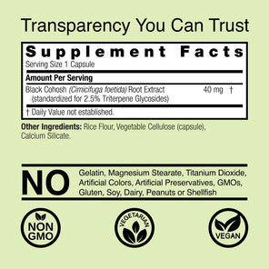 Black Cohosh - Veggie Capsules